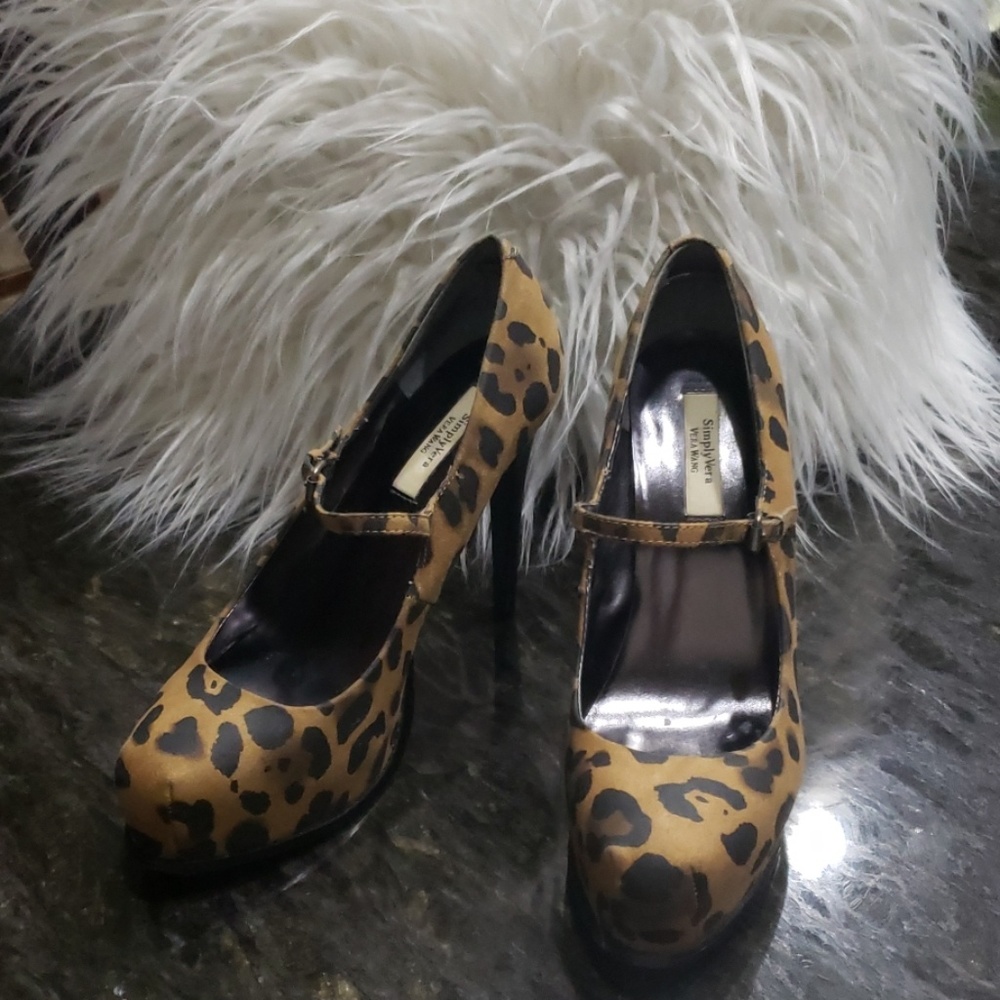 Vera Wang Mary Jane Stiletto Pumps